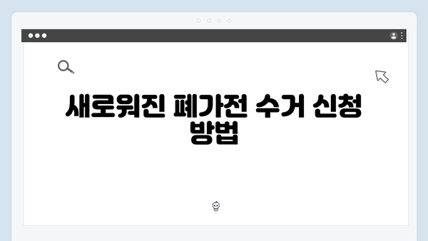 2025년 달라진 폐가전 무상수거 제도 알아보기
