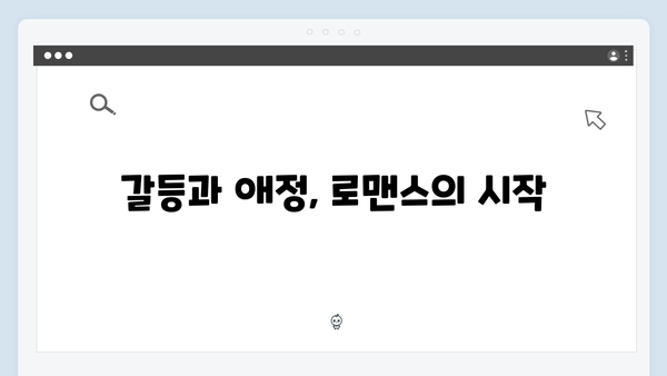 사랑은 외나무다리에서 2화, 원수 로맨스에 물꼬를 트다