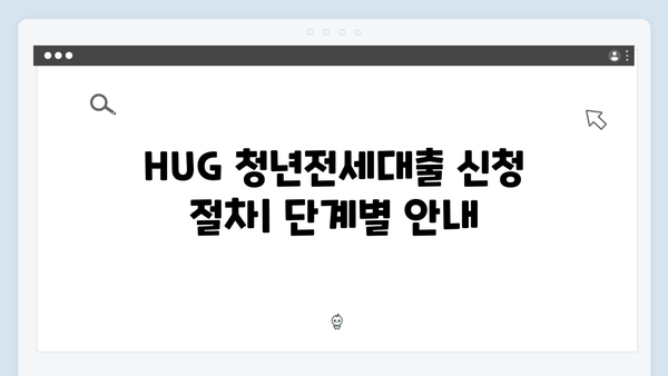 HUG 청년전세대출 완벽정리 - 자격조건/한도/필요서류