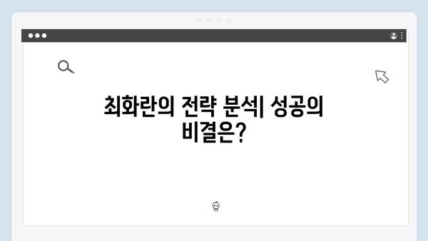 백지원 미소 뒤 숨겨진 의도는? 사채업계 레전드 최화란 활약 분석!