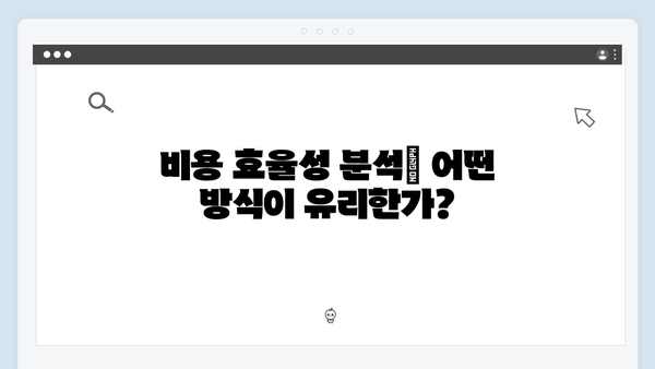 하이패스 단말기 충전방식별 비교분석