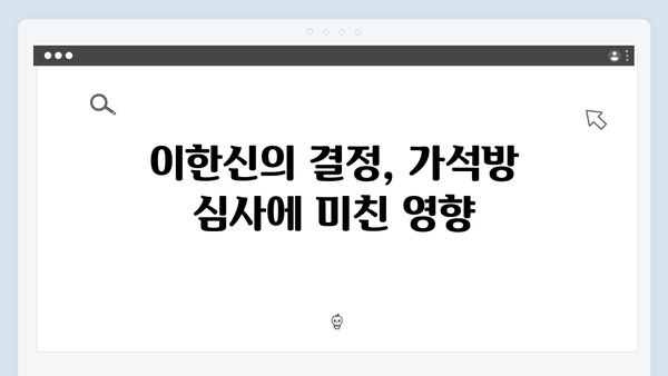 고수의 카리스마 돋보인 가석방 심사관 이한신 3화 리뷰