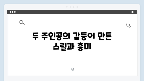 윤지원과 석지원, 첫 대립 장면으로 긴장감 높인 사랑은 외나무다리에서