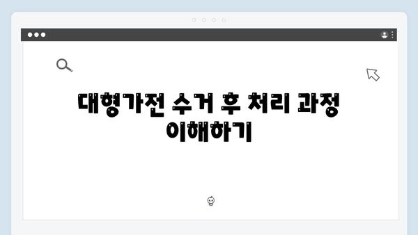 폐냉장고, TV 등 대형가전을 무료로 수거받는 법