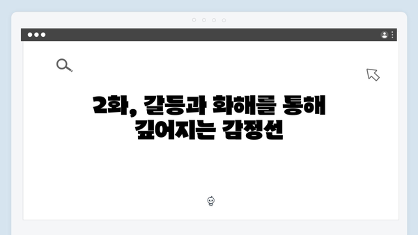 주지훈·정유미, 감정 연기로 몰입도 높인 사랑은 외나무다리에서 2화