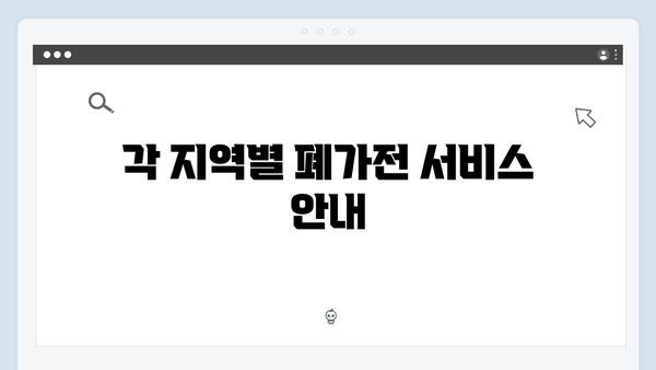 2025년 꼭 알아야 할 최신 폐가전 서비스 정보 제공