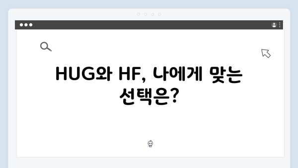 [상세분석] 2025 청년전세대출 HUG/HF 장단점 비교