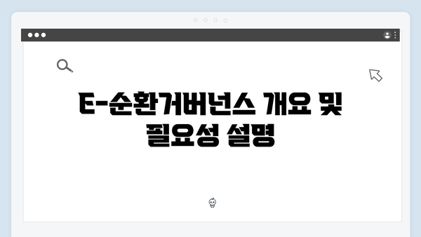 E-순환거버넌스 통해 간편하게! 폐가전 수거 신청법