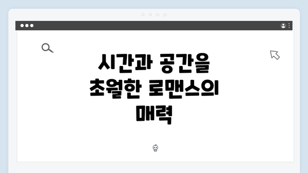 시간과 공간을 초월한 로맨스의 매력