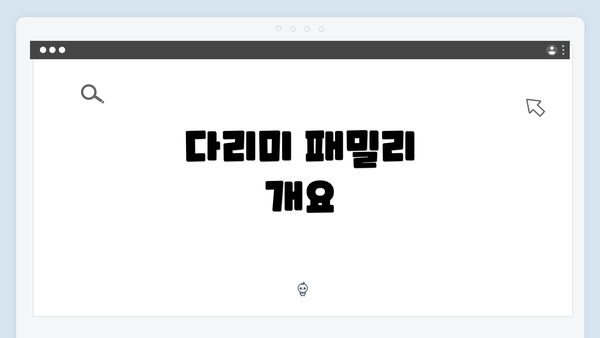 다리미 패밀리 개요