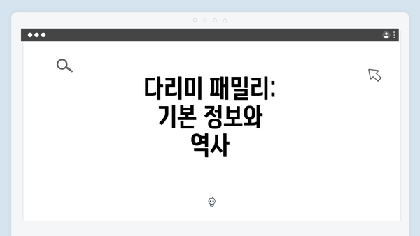 다리미 패밀리: 기본 정보와 역사