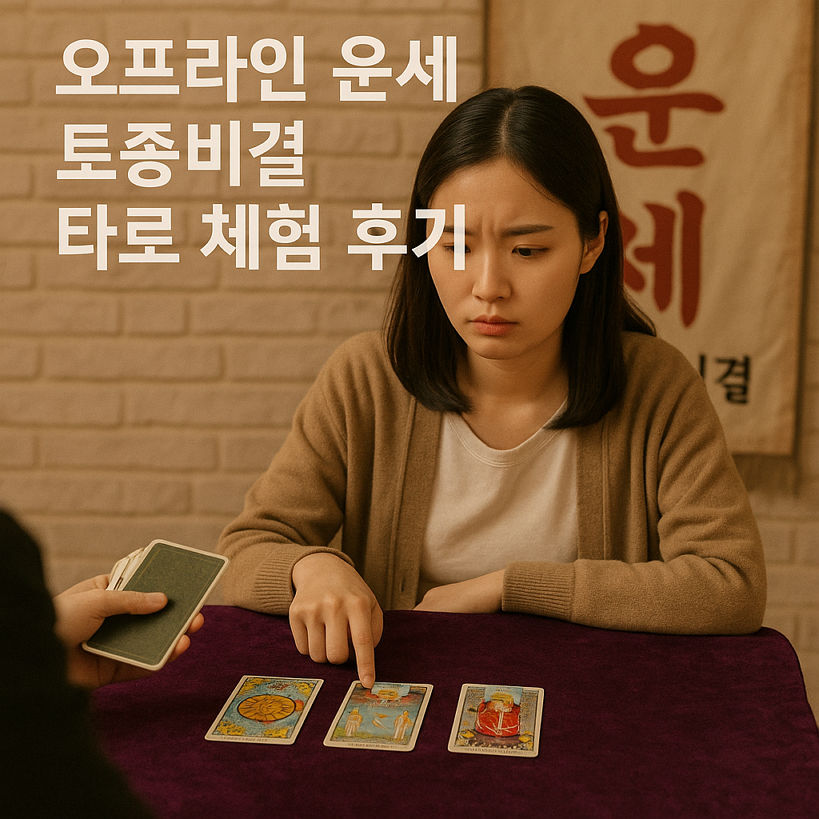 운세 토정비결 타로