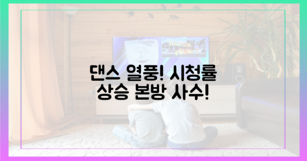 시청률 상승, 댄스 열풍 기대