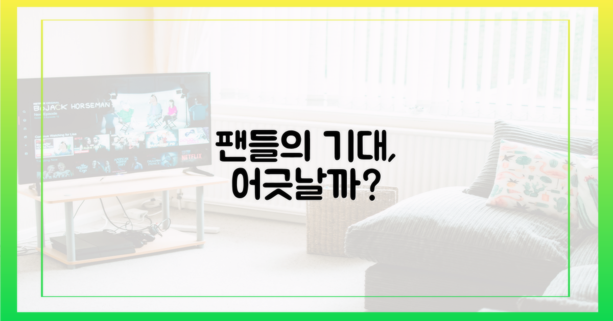 팬들의 기대, 어긋날까?
