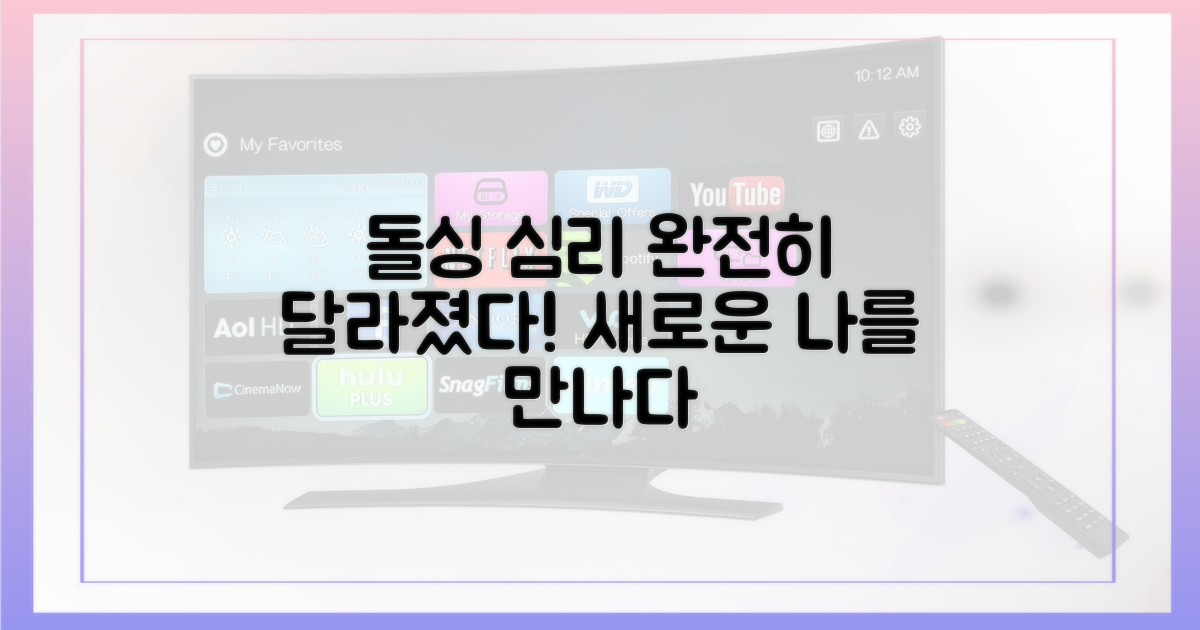 돌싱들의 심리 변화