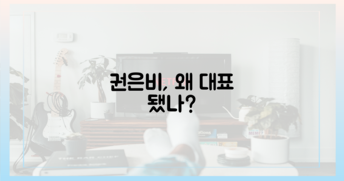 권은비, 대표가 된 이유는?