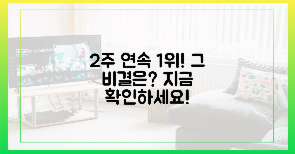 2주 연속 1위, 그 이유를 파헤치세요