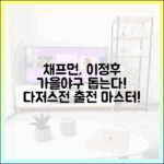 이정후 가을야구 돕는 채프먼, 다저스전 출전 마스터!