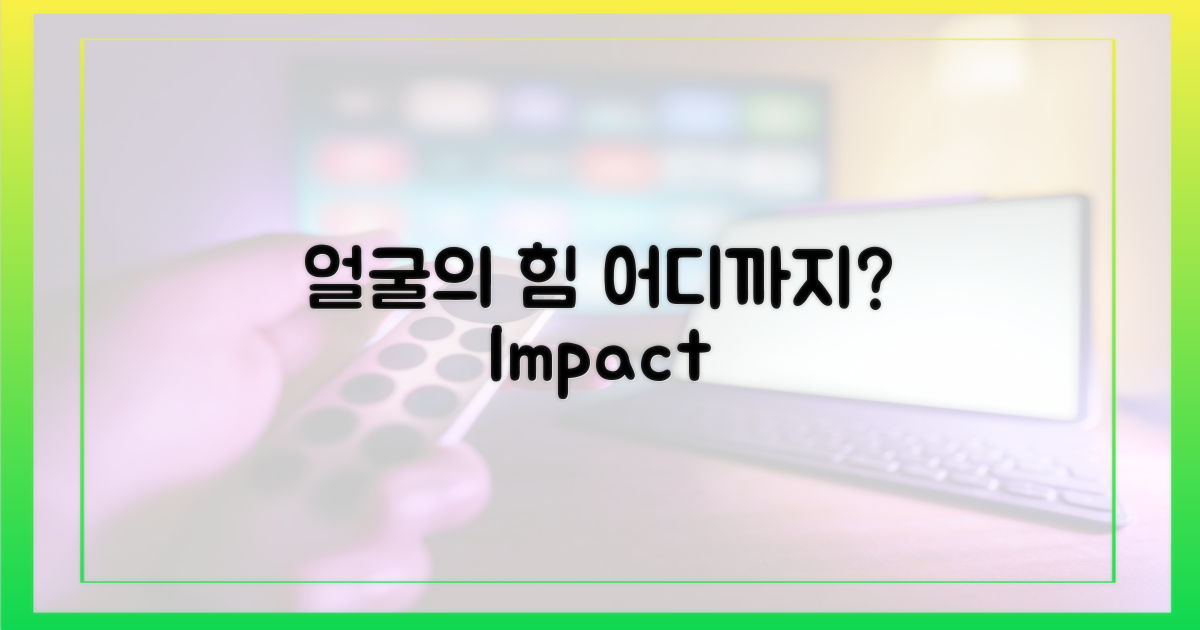 얼굴'의 힘, 어디까지?