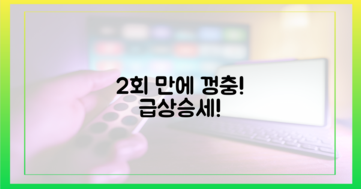 2회 만에 껑충, 상승세