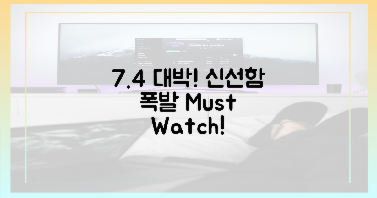 7.4% 시청률, 신선한 재미