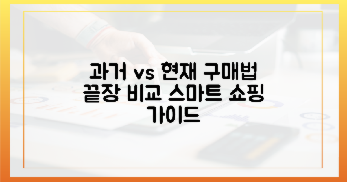 과거와 현재, 구매법 비교