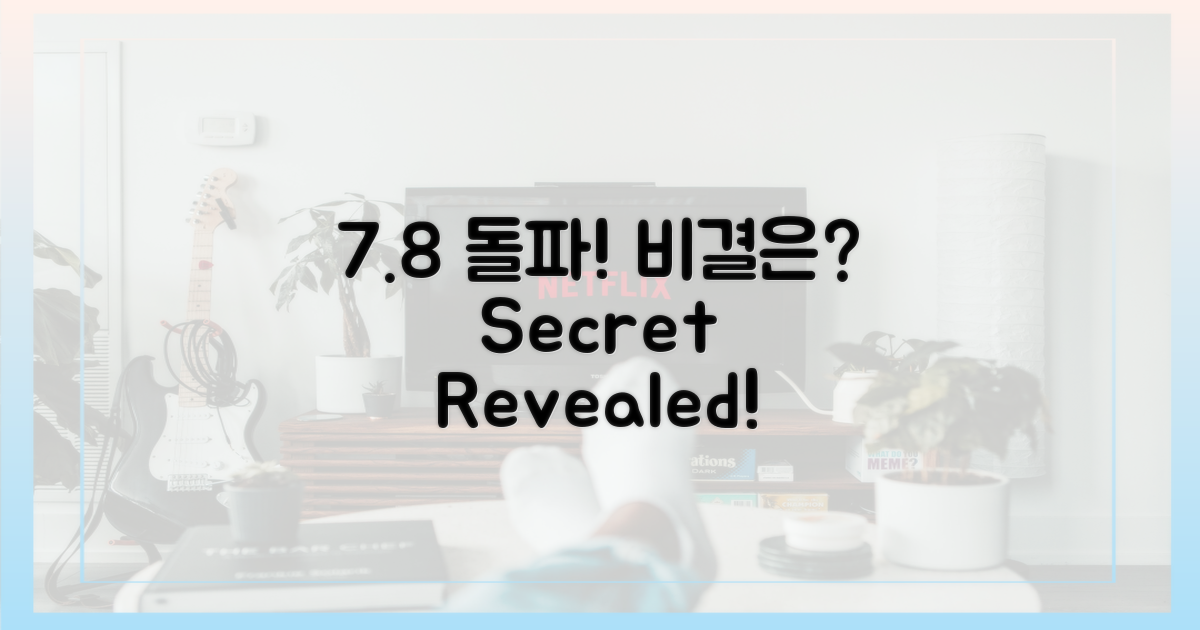 7.8% 시청률 돌파 비결