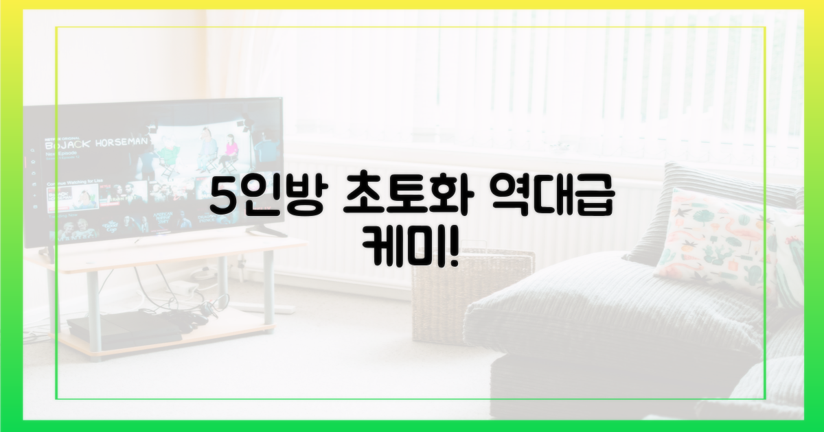 5인방 케미, 현장 초토화