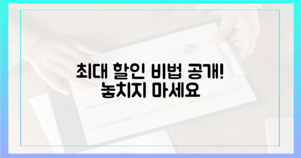 최대 할인, 어떻게 잡지?