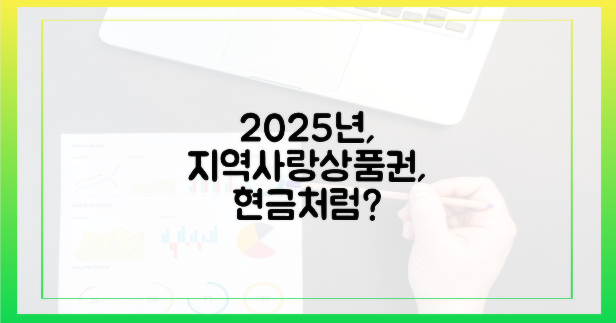 2025년, 지역사랑상품권, 현금처럼?