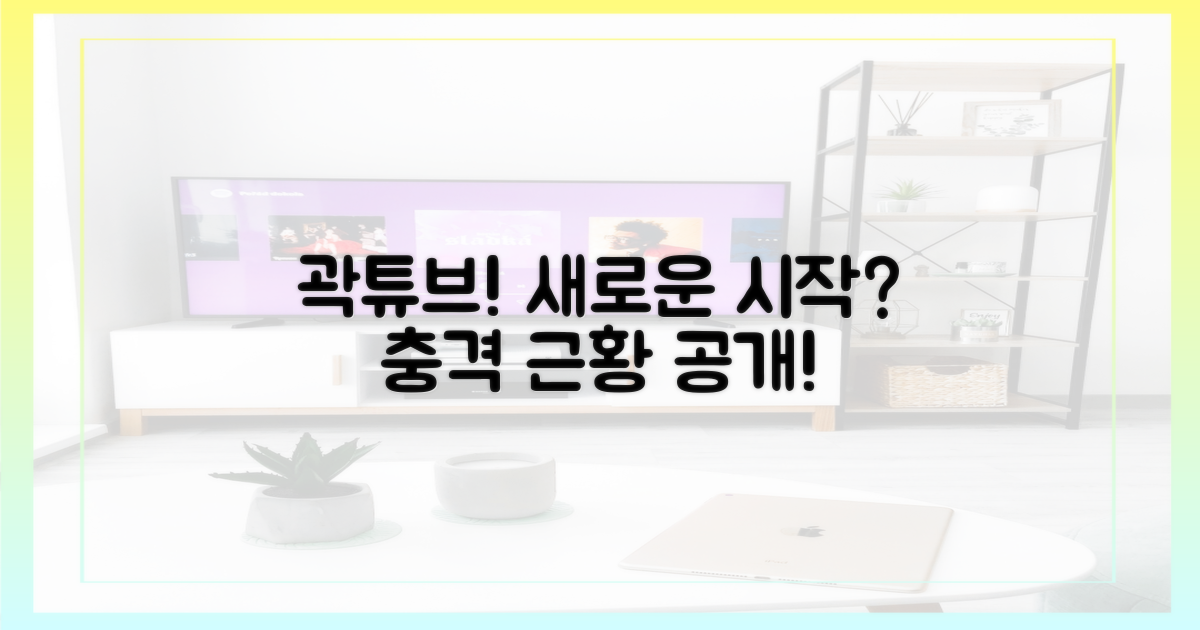 곽튜브의 새 출발은?