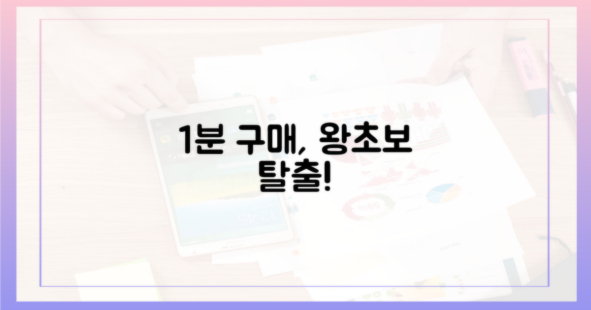 1분 만에 알아보는 구매