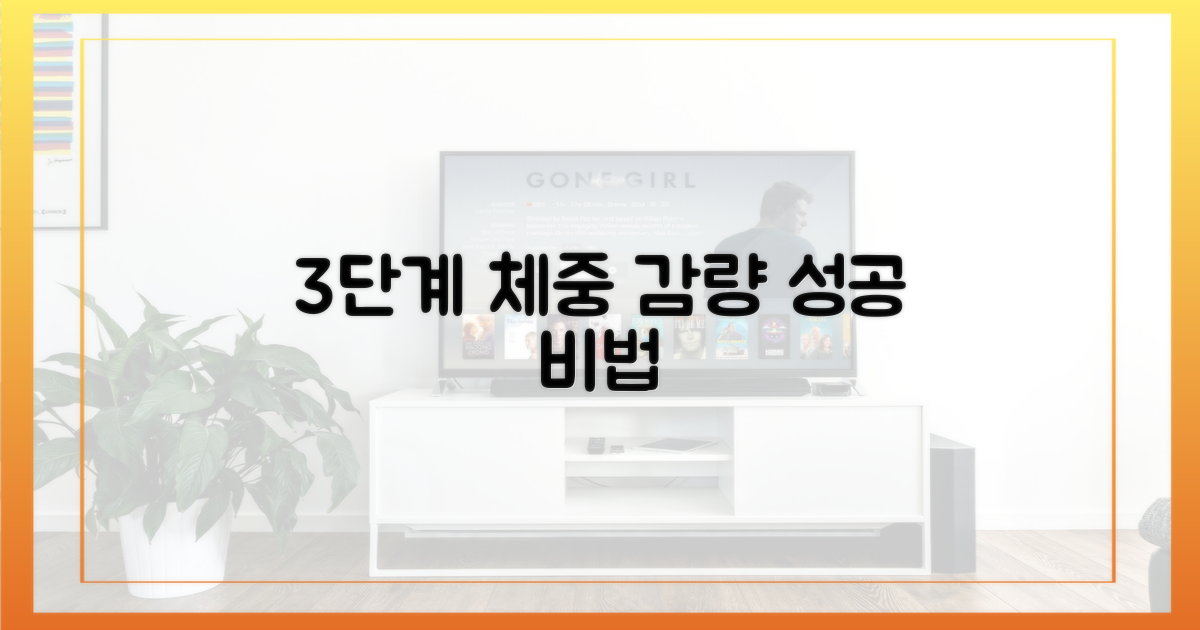 3단계 체중 감량 성공