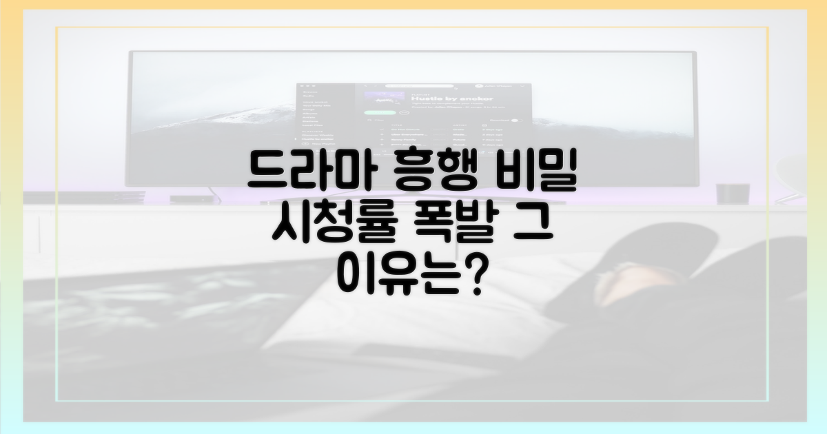 시청률 상승, 드라마 흥행 요인은?