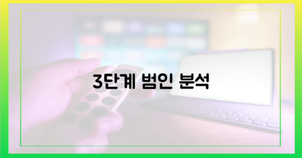 3단계 범인 분석