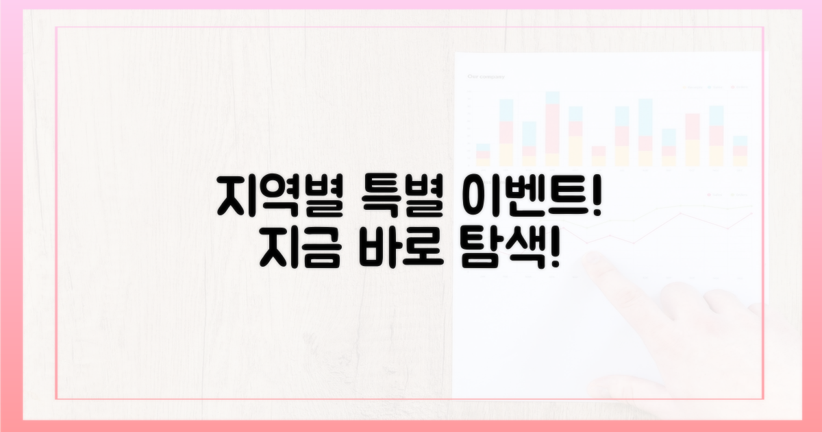지역별 특별 이벤트 집중 탐구