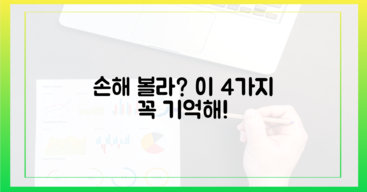4가지 주의사항, 손해 보지 않는 법