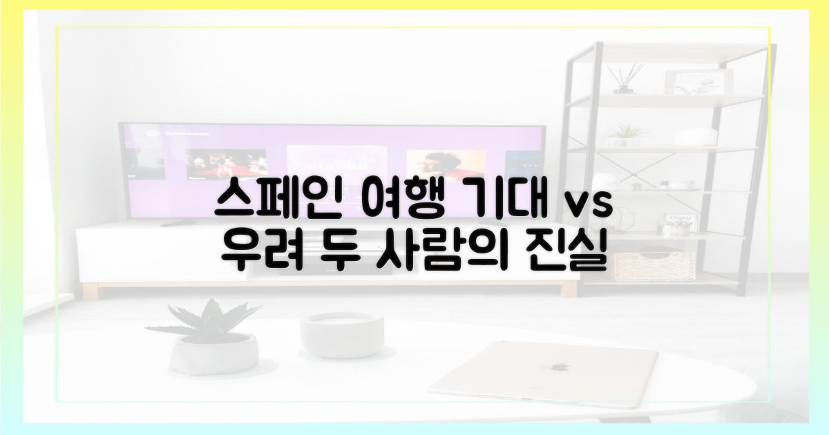 두 사람의 스페인, 기대 vs 우려