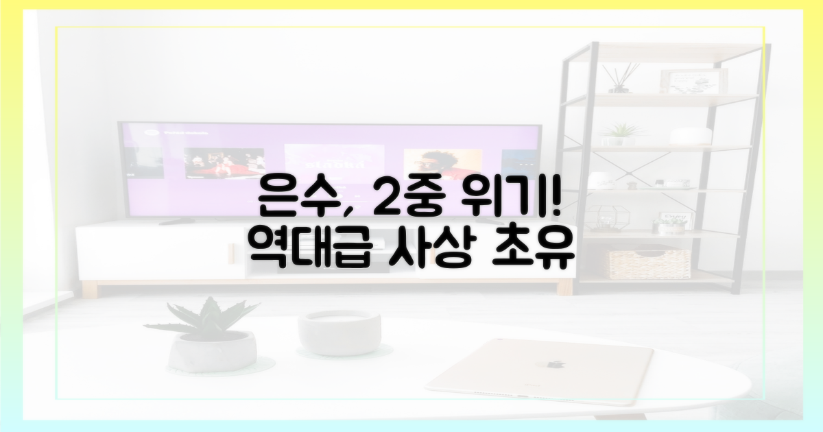 은수, 2가지 위기 동시 발생