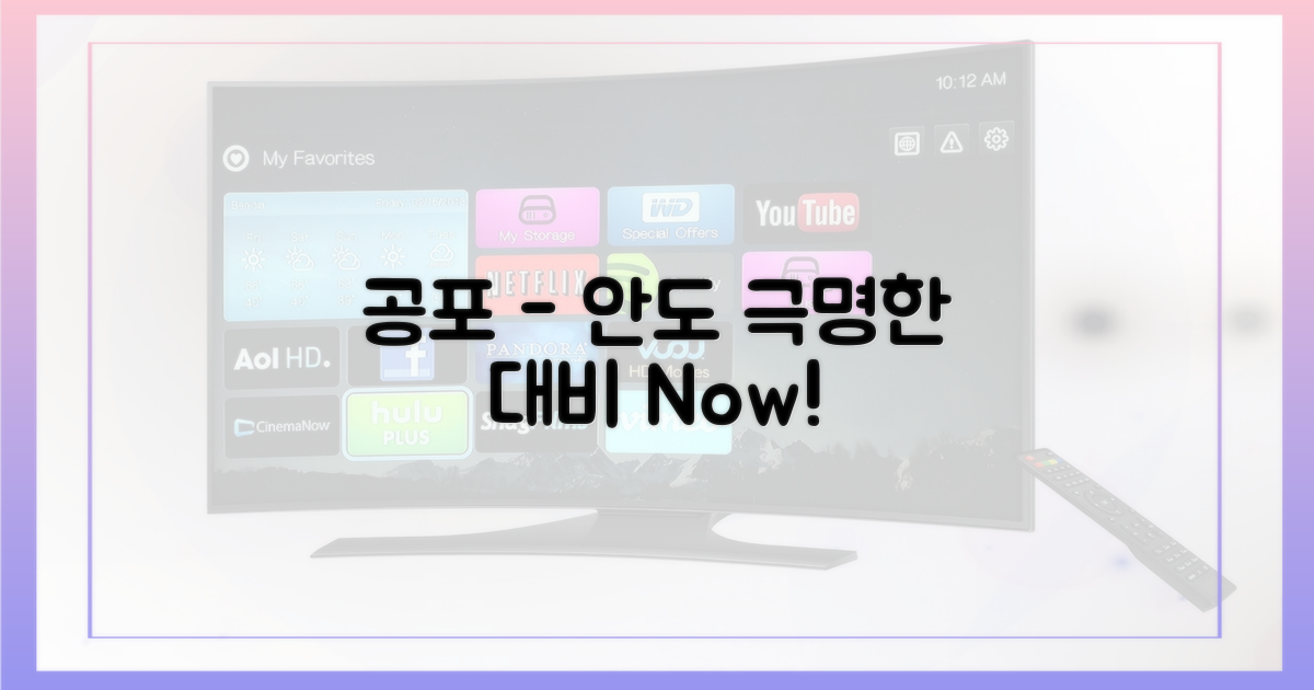 공포와 안도, 극명 대비