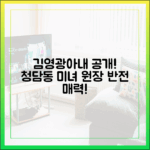 믿을 수 없는 미모! 김영광♥청담동 피부과 원장 아내 공개