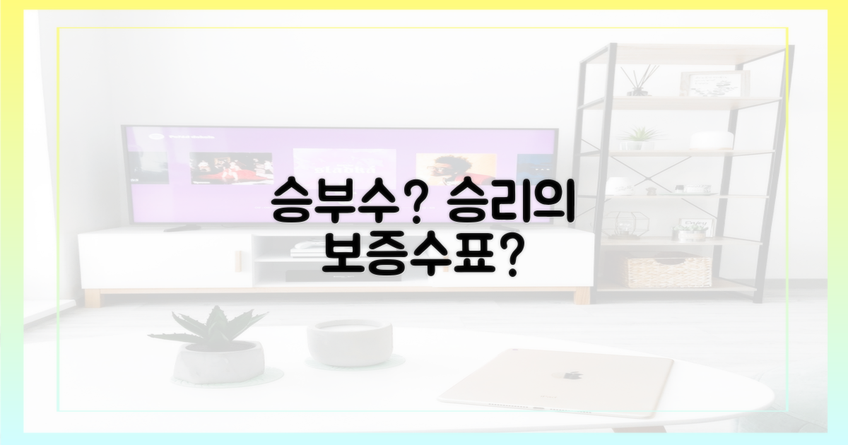 이른 승부수, 승리의 보증수표?