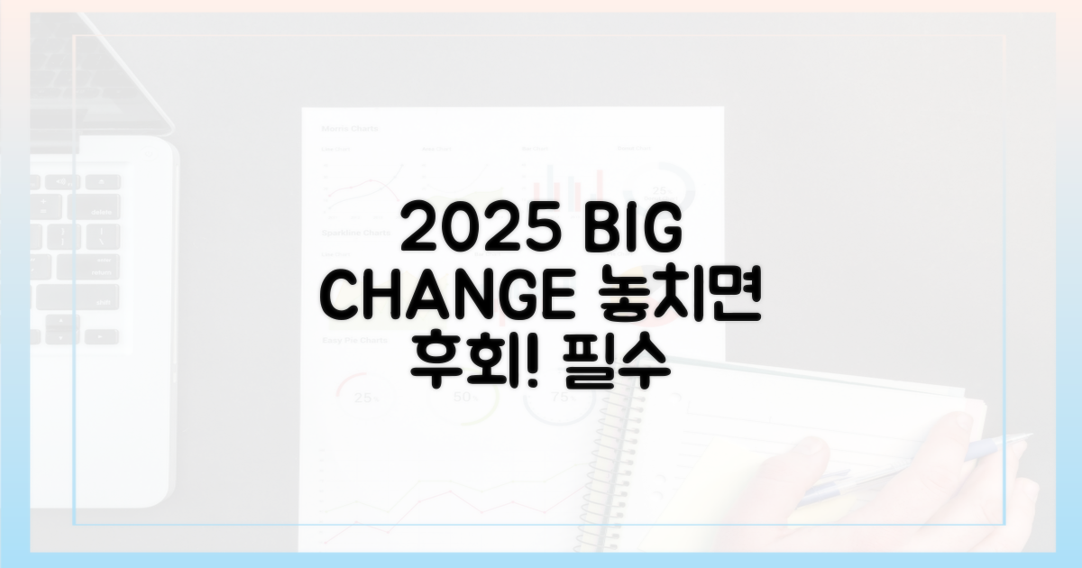 2025년 달라진 점, 미리 챙기세요!