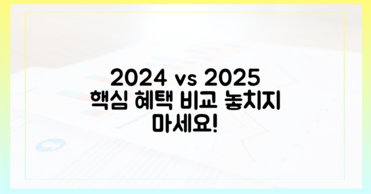 2024년 vs 2025년 혜택 비교