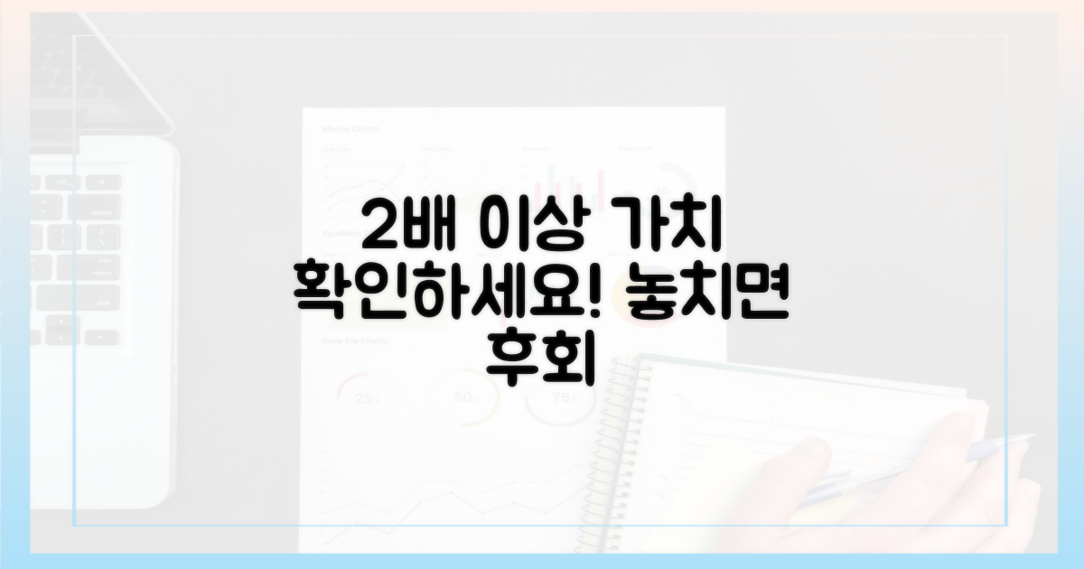 2배 이상의 가치, 확인!