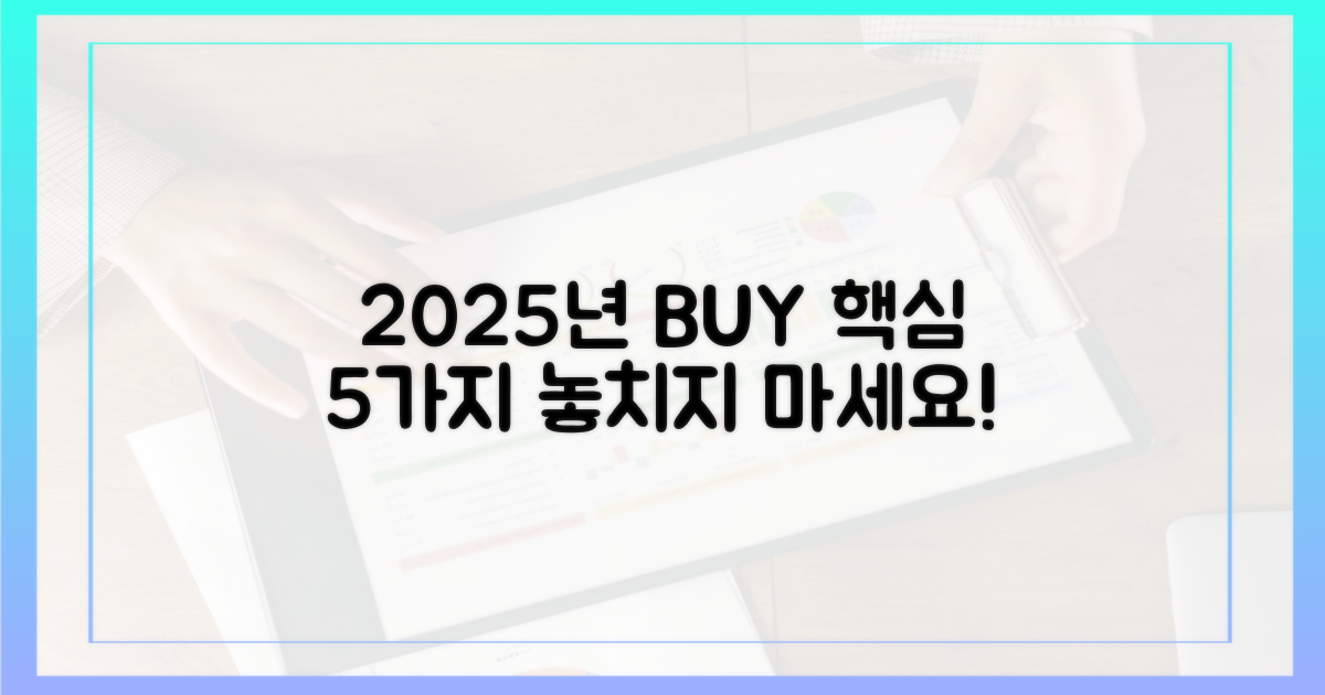 2025년 구매, 5가지 핵심 정보