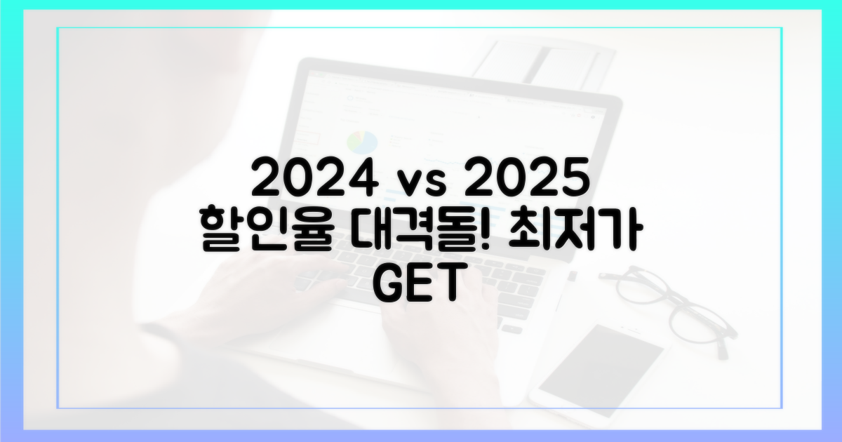 2024년 vs 2025년 할인율 비교