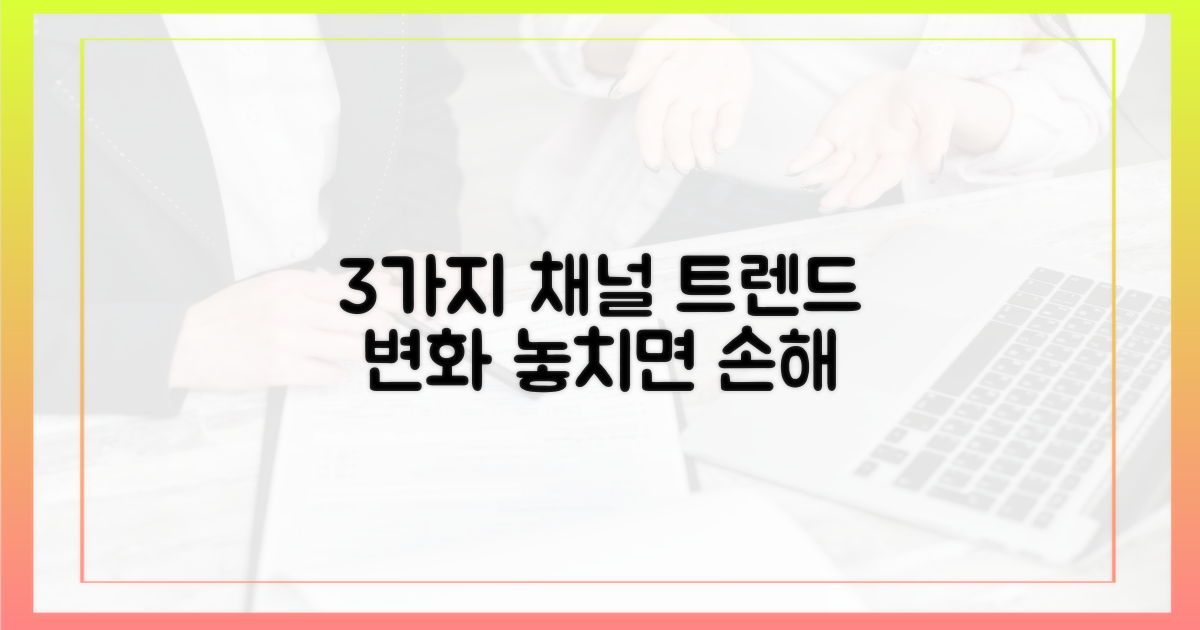 3가지 구매 채널 변화
