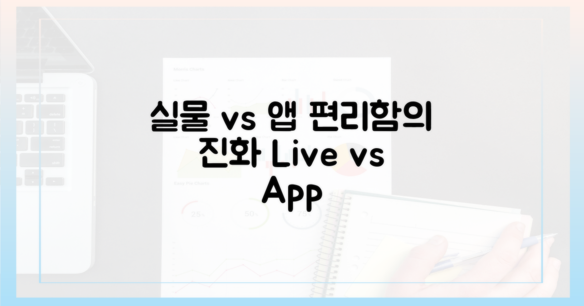 실물 vs 앱, 편리함의 진화