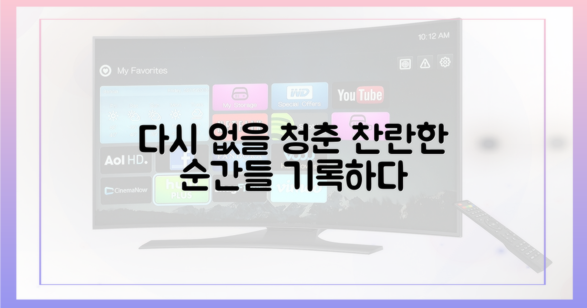 다시 없을 찬란한 청춘의 기록